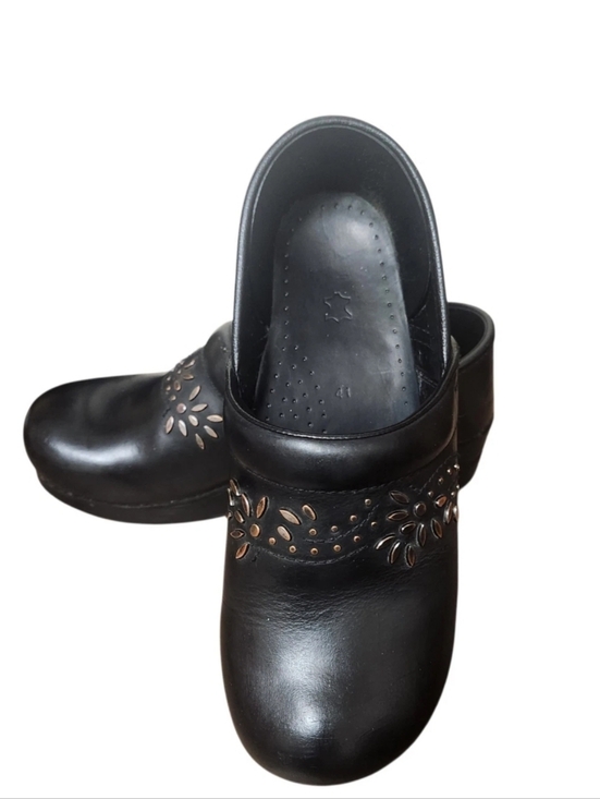 Dansko Shoes - Dansko Patricia Studded Black Leather Clog Women Size 41 US 10.5-11 Mules Nurses